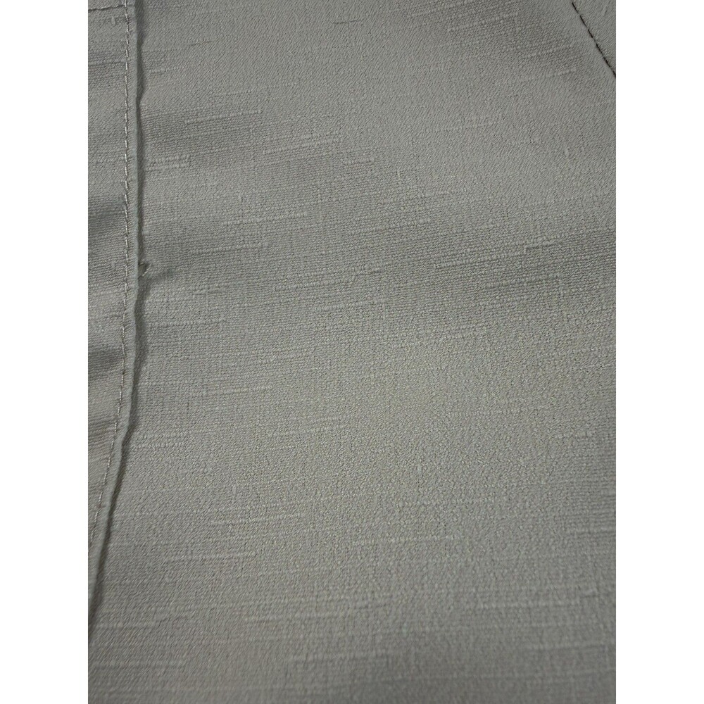 Royaura Shirt Mens 3XL Beige Solid Short Sleeve Hawaiian Button Up Resort Casual - Picture 7 of 7